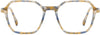 Ezra Geometric Tortoise Eyeglasses from ANRRI, front view