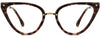 Faye Cateye Tortoise Eyeglasses from ANRRI, front view