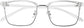 Fernando Browline Clear Eyeglasses from ANRRI, closed view