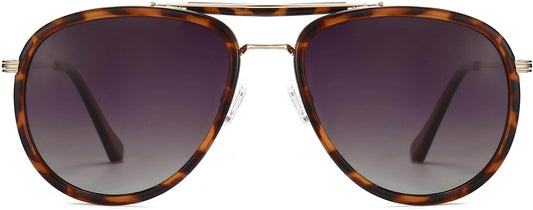 Finn Tortoise Plastic Sunglasses from ANRRI, front view