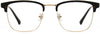 Fletcher Browline Tortoise Eyeglasses from ANRRI, front view