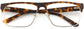 Ford Rectangle Tortoise Eyeglasses from ANRRI, closed view