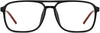 Franklyn Rectangle Black Eyeglasses from ANRRI