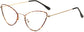 Gemma Cateye Tortoise Eyeglasses from ANRRI, angle view