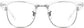 Genevieve Browline Clear Eyeglasses from ANRRI, front view