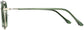 Giselle Square Green Eyeglasses from ANRRI, side view