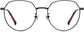 Grady Geometric Black  Eyeglasses from ANRRI, front view