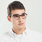 griffin acetate rectangle red tortoise Eyeglasses for Men from ANRRI