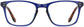 Gwendolyn Square Blue Eyeglasses from ANRRI, front view