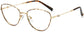 Haley Cateye Tortoise Eyeglasses from ANRRI, angle view