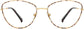 Haley Cateye Tortoise Eyeglasses from ANRRI, front view