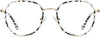 Hattie Round Tortoise  Eyeglasses from ANRRI, front view