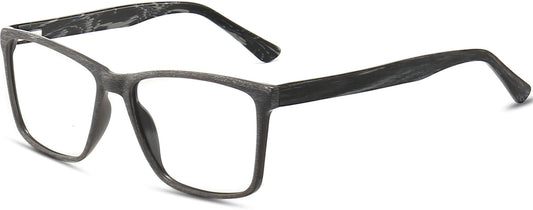 Hayes Rectangle Gray Eyeglasses from ANRRI