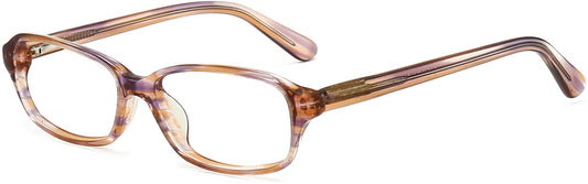 Henley Rectangle Tortoise Eyeglasses from ANRRI, angle view