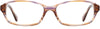 Henley Rectangle Tortoise Eyeglasses from ANRRI, front view