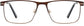 Hezekiah Rectangle Brown Eyeglasses from ANRRI, front view