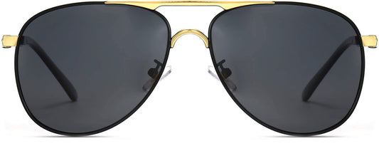 Hiram Gold Stainless steel Sunglasses from ANRRI