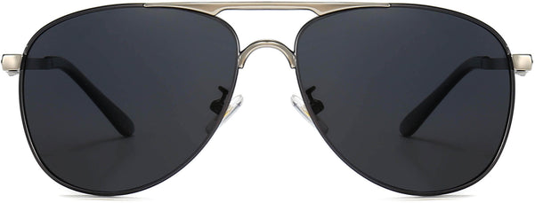 Hiram Silver Stainless steel Sunglasses from ANRRI
