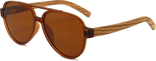 Hobo Brown Plastic Sunglasses from ANRRI