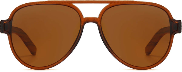 Hobo Brown Plastic Sunglasses from ANRRI