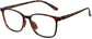 Horace Square Tortoise Eyeglasses from ANRRI, angle view