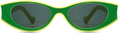 Hot Green Plastic Sunglasses from ANRRI