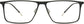 Hugh Rectangle Black Eyeglasses from ANRRI, front view
