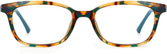 Imago square tortoise Eyeglasses from ANRRI, front view
