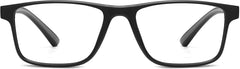 Izaiah Rectangle Black Eyeglasses from ANRRI