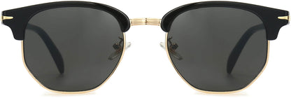 Jackson Black Stainless steel Sunglasses from ANRRI
