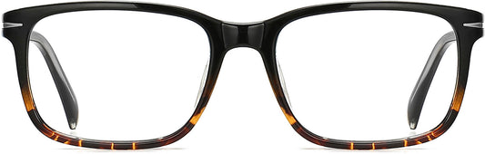 Jared Square Black Eyeglasses from ANRRI