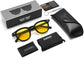 Jayce Black Plastic Sunglasses with Accessories from ANRRI