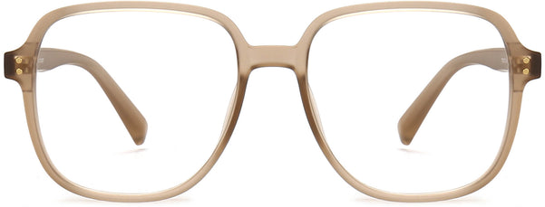 Jayceon Square Brown Eyeglasses from ANRRI