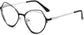Jayda Cateye Black Eyeglasses from ANRRI, angle view