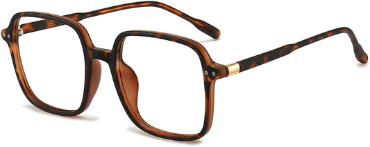 Jayson Square Tortoise Eyeglasses from ANRRI, angle view