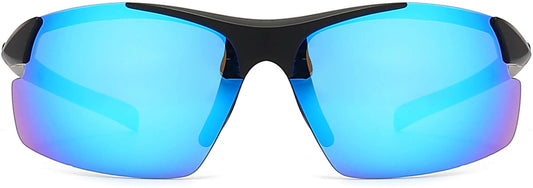 Jeshun Blue Plastic Sunglasses from ANRRI