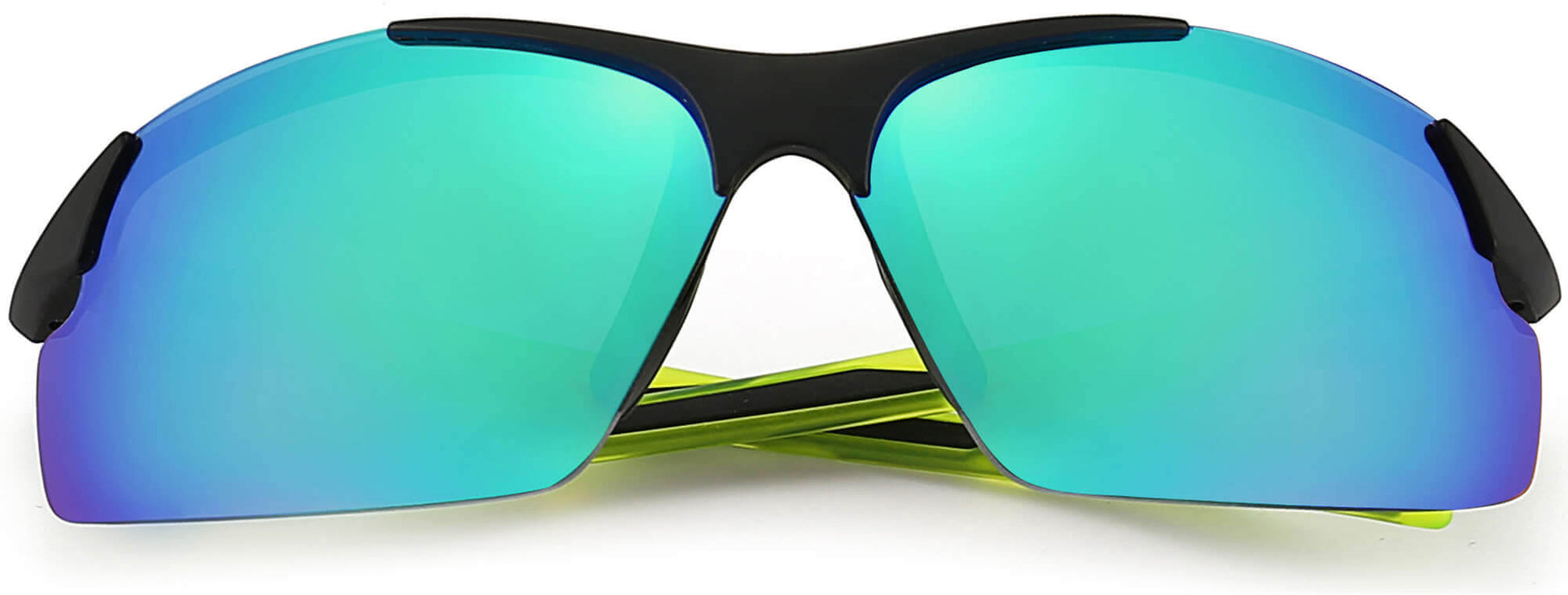 Jeshun Green Plastic Sunglasses from ANRRI