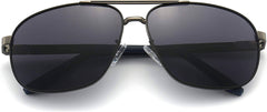 Jia Black Stainless steel Sunglasses from ANRRI