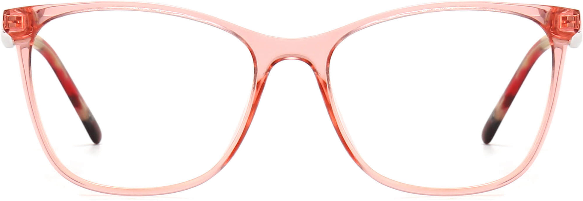 Joanna Cateye Pink Eyeglasses from ANRRI, front view
