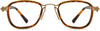Johan Round Tortoise Eyeglasses from ANRRI, front view