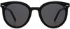 Julian Black Stainless steel Sunglasses from ANRRI, front view