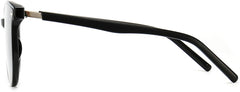 Julian Black Stainless steel Sunglasses from ANRRI, side view
