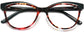 Juliet Cateye Tortoise Eyeglasses from ANRRI, closed view