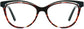Juliet Cateye Tortoise Eyeglasses from ANRRI, front view