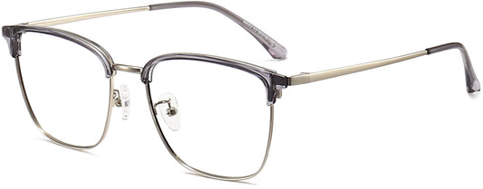 Kaden Browline Gray Eyeglasses from ANRRI