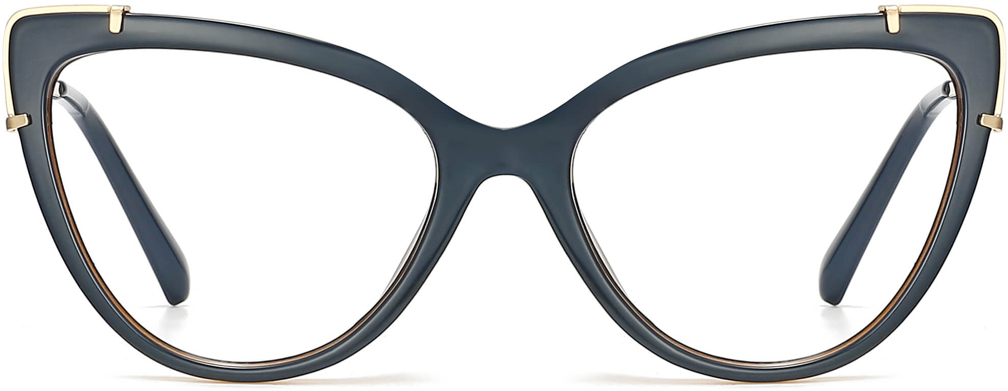 Kaitlyn Cateye Blue Eyeglasses rom ANRRI, front view