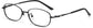 Kallie Round Black Eyeglasses from ANRRI, angle view