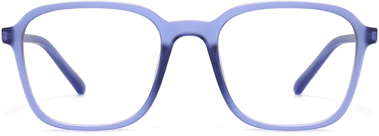 Kamryn Square Blue Eyeglasses from ANRRI, front view