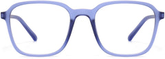 Kamryn Square Blue Eyeglasses from ANRRI, front view