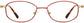 Karla Round Red Eyeglasses from ANRRI, front view